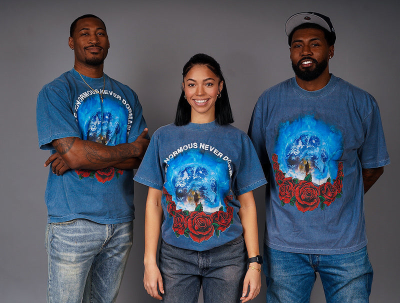 Live Enormous Never Dormant Blue