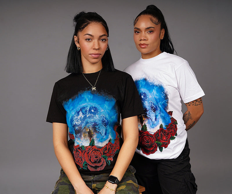 Breakthrough White Black TEE