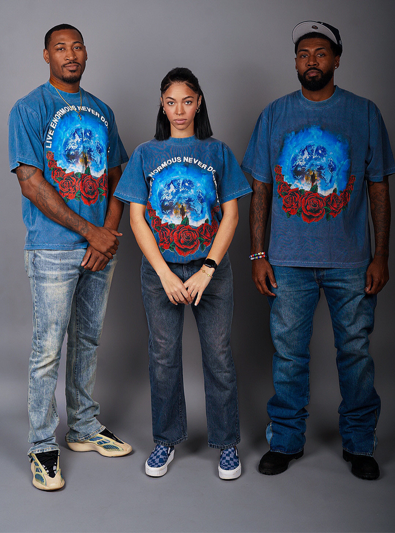 Live Enormous Never Dormant Blue